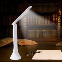 Adjustable USB Rechargeable Touch Sensor LED Desk Table Lamp Reading Light