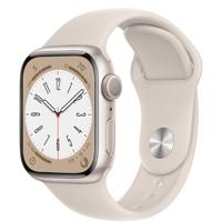 Apple Watch Series 9, 41mm, GPS, Starlight Aluminum Case With Starlight Sport Band