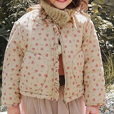 Kids Girls' Puffer Jacket Solid Color Adorable Zipper School Coat Outerwear 3-10 Years Spring Black Beige Lightinthebox Kids Girls' Puffer Jacket Solid Color Adorable Zipper School Coat Outerwear 3-10 Years Spring Black Beige Lightinthebox