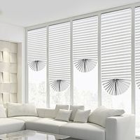 1PC Self-adhesive Curtains Blackout Curtain Pleated Shades Curtains Bedroom Home Sunshade Curtains Punch-free Blinds Disposable Curtains Cordless Cloth Curtains For Bedroom Window Easy To Cut Lightinthebox - thumbnail