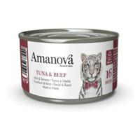 Amanova Canned Cat Tuna & Beef Brtoth - 70g