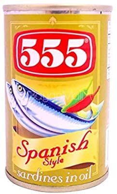555 Sardines In Oil Spanish Style 155gm (748485200040) 555 Sardines In Oil Spanish Style 155gm (748485200040)