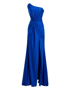 One Shoulder Tzist Side Stretch Gown One Shoulder Tzist Side Stretch Gown