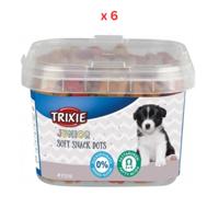 Trixie Junior Soft Snack Dots with Omega-3 Dog Treats 140G (Pack Of 6)