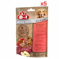 8In1 Meaty Treats Duck/Apple 50G (Pack Of 5)