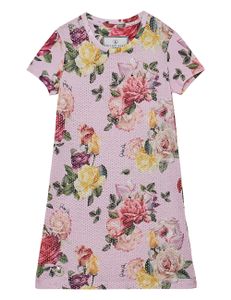 Floral Short Dress - Pink