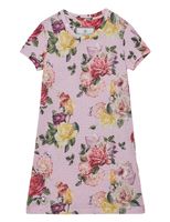 Floral Short Dress - Pink - thumbnail