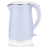 Midea 1.7L Stainless Steel Electric Kettle, 2200W Cordless Kettle, Light Blue - MKHJ1705B