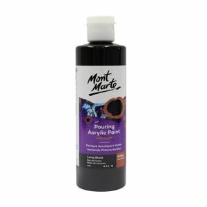 Mont Marte Pouring Acrylic 240Ml Lamp Black