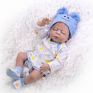 KEIUMI 22 inch Reborn Doll Baby  Toddler Toy Reborn Toddler Doll Baby Boy Gift Cute Lovely Parent-Child Interaction Tipped and Sealed Nails Full Body Silicone 23D72-C223 with Clothes and Accessories miniinthebox