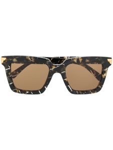 Bottega Veneta Eyewear tortoiseshell-effect square sunglasses - Black