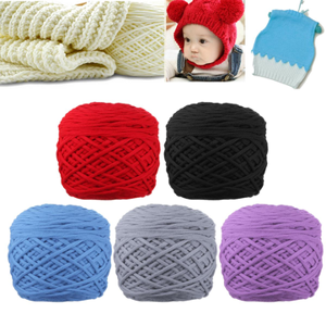 5 Colors Soft Warm Fabric Cotton Handcraft Sweater Gloves Jacket Knitting Yarn