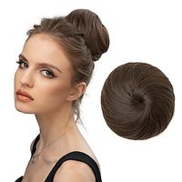 Messy Bun Hair Piece Claw Clip in Straight Hair Bun 9 Inch Short Ponytail Extension with Bendable Metal Wire Hair Pieces for Women Fake Hair Bun DIY Styles Lightinthebox