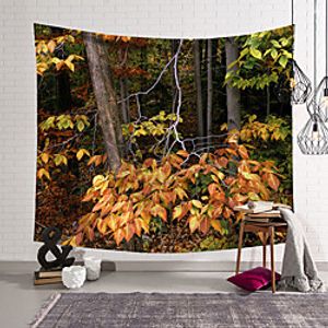 Leaves Fall Wall Tapestry Art Decor Blanket Curtain Hanging Home Bedroom Living Room Decoration Polyester Lightinthebox