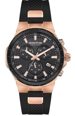 Quantum Men's Chronograph Black Dial Watch - HNG814.852