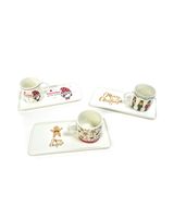 Mercury M Home 160ML Ceramic Cup with Christmas Dish In Gift Box Assorted 1 Piece