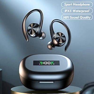 R200 Wireless Earphones Ear Hook Bluetooth Headphone Touch Control HiFI 9D Stereo Sport TWS Headset With Microphone Lightinthebox
