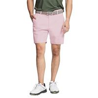 Men's Summer Shorts Work Shorts Casual Shorts Button Pocket Plain Comfort Formal Work Business 100% Cotton Fashion Classic Style Black Pink Lightinthebox
