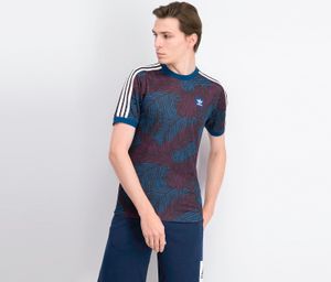 Mens Skateboarding Soccer Jersey  Blue Combo