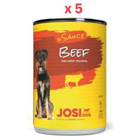 Josera Josi Dog Beef in Sauce Dog Wet Food 415g Pack Of 5