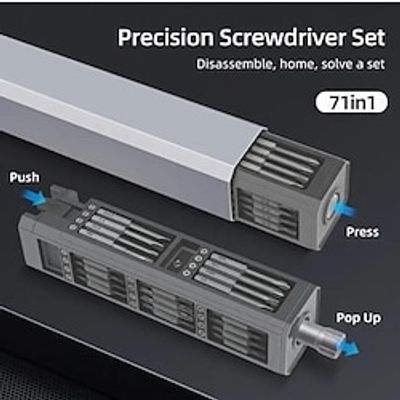 71 In 1 Multi Function Precision Screwdriver Set Magnetic Mini Screwdriver Tool For Cell Phone Camera Laptop PC Repair miniinthebox