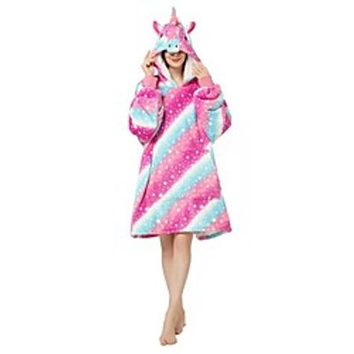 Adults' Kigurumi Pajamas Cartoon Onesie Pajamas YellowBlue Cosplay For Men and Women Animal Sleepwear Cartoon Festival / Holiday Costumes miniinthebox