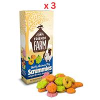 Supreme Tiny Friends Farm Gerty Guinea Pig Scrummies 120g (Pack Of 3)