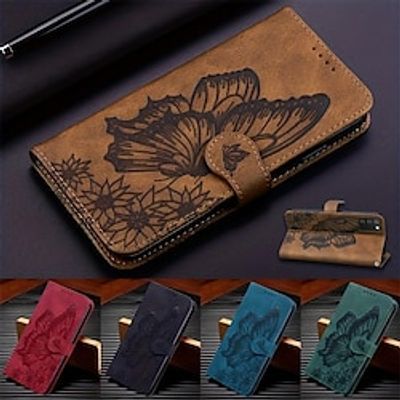 Phone Case For Samsung Galaxy S23 S22 Plus Ultra S21 A14 A72 A32 A52 S20 FE A22 Wallet Case Flip Cover with Stand Holder Card Slot Shockproof Butterfly TPU PU Leather miniinthebox Phone Case For Samsung Galaxy S23 S22 Plus Ultra S21 A14 A72 A32 A52 S20 FE A22 Wallet Case Flip Cover with Stand Holder Card Slot Shockproof Butterfly TPU PU Leather miniinthebox