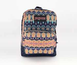 Womens Black Label Paisley Superbreak Backpack  Navy Combo