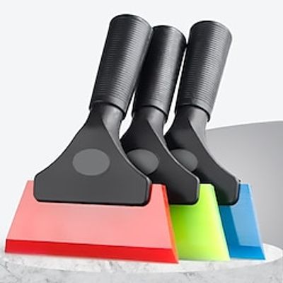 Auto Window Tints Plastic Wrap Vinyl Glass Water Wiper Film Scraper Squeegee Household Cleaning Tool Soft Silicone Handy Squeegee Window Wiper Snow Clean Scraping Tool Film Scraper Car Accessories Lightinthebox