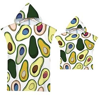 1PCS Hooded Bath Towel Beach Towel Cape Beach Dressing Bathrobe Printed Hooded Bath Towel Lightinthebox