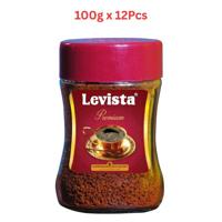 Levista Coffee Blended With Chicory Premium 100g (Pack Of 12)