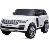Megastar Ride on Licensed Land Rover Elite 12 V - White (UAE Delivery Only)