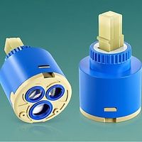 Ceramic Valve Faucet Cartridge Replacement 25/35/40mm, Single Handle Kitchen Faucet Basin Faucet Bathroom Tap, Universal Valve Cartridge Repair Ceramic Disc Assembly miniinthebox - thumbnail