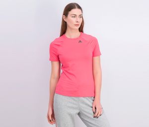 Womens D2M Solid Sports T-shirt  Rose Pink