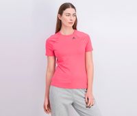Womens D2M Solid Sports T-shirt  Rose Pink - thumbnail