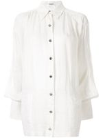 Chanel Pre-Owned balloon sleeve shirt - White - thumbnail