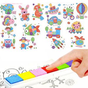 Colorful Kids Children DIY Finger Painting Toys Fun Drawing