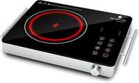 Gratus 2200 Watts Infrared Cooker With Sensor Touch And Knob Controller, Digital Display, Black - GR-IC214ZGC