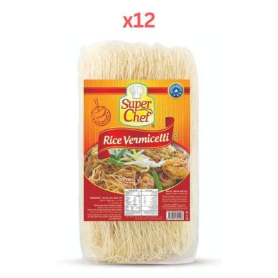 Super Chef Rice Vermicelli 250Gm (Pack Of 12)