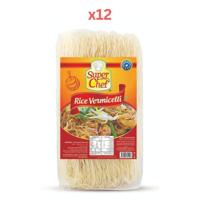 Super Chef Rice Vermicelli 250Gm (Pack Of 12)