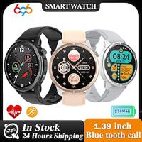 696 S52M Smart Watch 1.39 inch Smart Band Fitness Bracelet Bluetooth Pedometer Call Reminder Sleep Tracker Compatible with Android iOS Women Men Hands-Free Calls Message Reminder IP 67 46mm Watch Case Lightinthebox