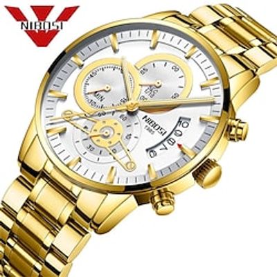 NIBOSI Fashion Watch Men Sport Quartz Clock Mens Watches Top Brand Luxury Steel Business Waterproof Watch Lightinthebox