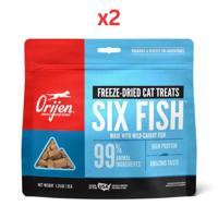 Orijen Six Fish Freeze Dried Cats Treats 35G (Pack of 2)