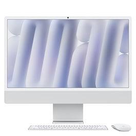 Apple iMac 24-inch (2024) - M4 Chip with 10-Core CPU,10-core GPU 16GB RAM 256GB SSD, English - Silver [MD3H4ZS/A]