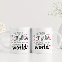 1pc Funny Mom Birthday Gifts - The World Best Mom Novelty Mother's Day Gift Ideas From Daughter Or Son Unique Christmas Gifts Mug For Mom 11 Oz Love Mom Mug Lightinthebox