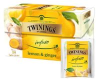 Twinings Infuso Lemon & Ginger Tea - 6 x 20 Bags