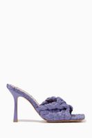 Stretch Mules in Intrecciato Raffia Stretch Mules in Intrecciato Raffia