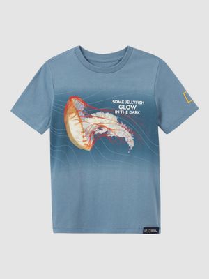 Kids National Geographic 100% Organic Cotton Interactive Ocean Conservation T-Shirt Kids National Geographic 100% Organic Cotton Interactive Ocean Conservation T-Shirt