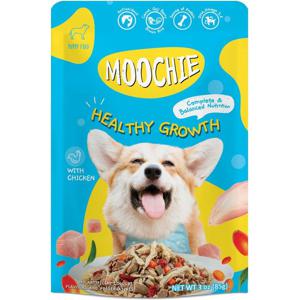 Moochie Dog Food Puppy Casserole with Chicken - Healthy Growth Pouch 12 x 85G
